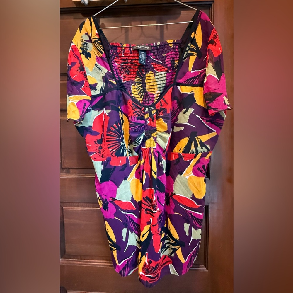 Lane Bryant Multicolor Women's Plus Size 22/24 Top